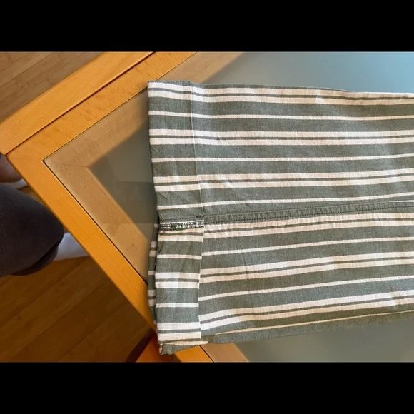 Tommy Hilfiger Dana Fit Capris green stripes size 6 - Picture 7 of 8